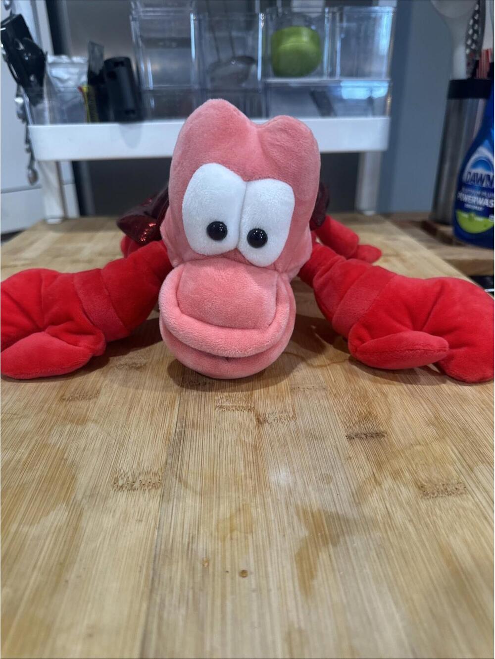 Disney The Little Mermaid Sebastian crab Scentsy buddy Plush retired *